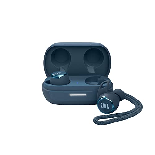 JBL Reflect Flow PRO Cuffie In-Ear Sportive True Wireless Bluetooth, Auricolari Impermeabili IP68 con Cancellazione Adattiva del Rumore, per Musica e Chiamate, Fino a 30h di Autonomia Combinata, Blu