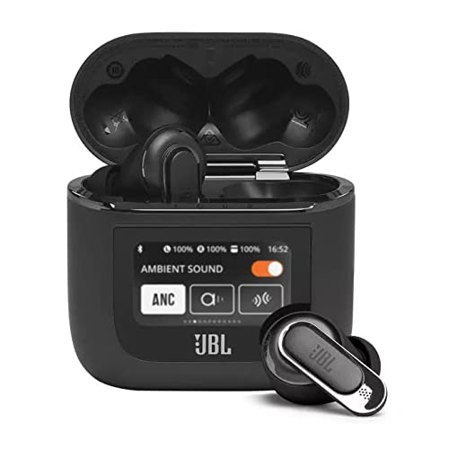 JBL Tour Pro 2 Auricolari In-Ear Wireless Bluetooth con Cancellazione Attiva del Rumore, Tecnologia Smart Ambient, 6 Microfoni Incorporati, Legendary Pro Sound, 40 h di Autonomia, Nero