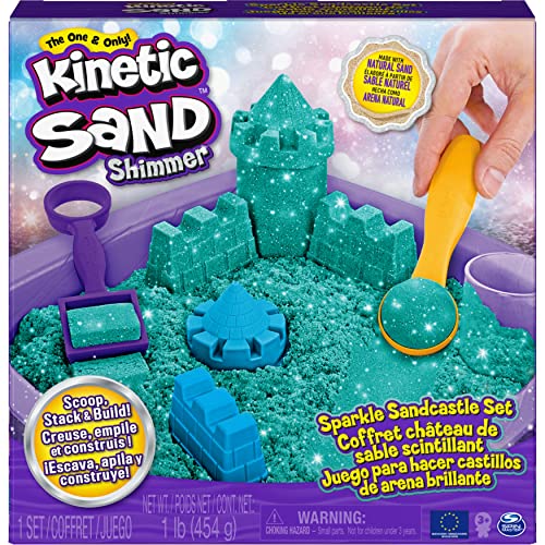 Kinetic Sand |Castello di Sabbia Shimmer | Sabbia cinetica 454gr | ...