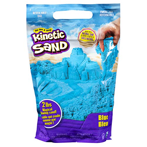 Kinetic Sand - Sabbia magica - 907g di sabbia blu per miscelazione,...