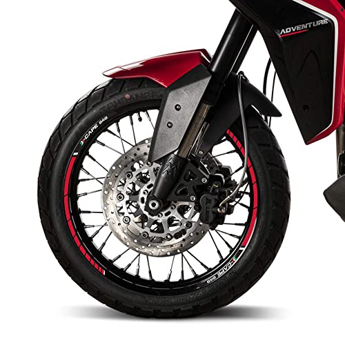 Kit strisce adesive per cerchi moto compatibili con Moto Morini X-CAPE