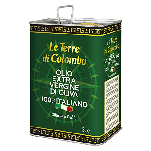 Le Terre di Colombo - Olio Extravergine d oliva 100% Italiano - in Tanica - 3 Litri