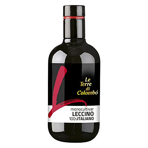 Le Terre di Colombo – Olio extravergine di oliva, 100% italiano, monocultivar Leccino, 500 ml