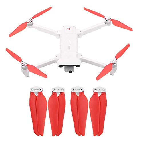 Linghuang Eliche 4 Pezzi, Pale Eliche Pieghevoli a Sgancio Rapido per Xiaomi FIMI X8 SE RC Quadcopter Droni Accessori (Rosso)