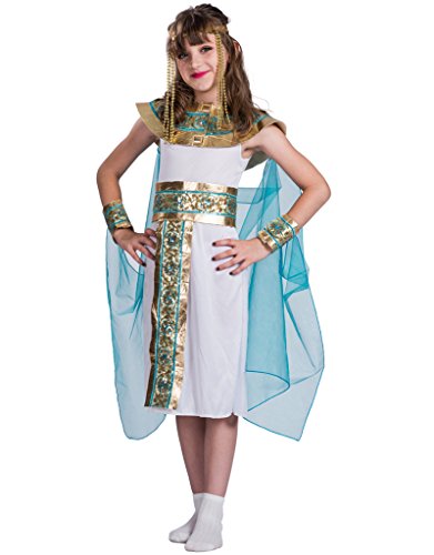 M MUNCASO Costume da Cleopatra - Abito da principessa egiziana per bambini per la festa di cosplay (S)