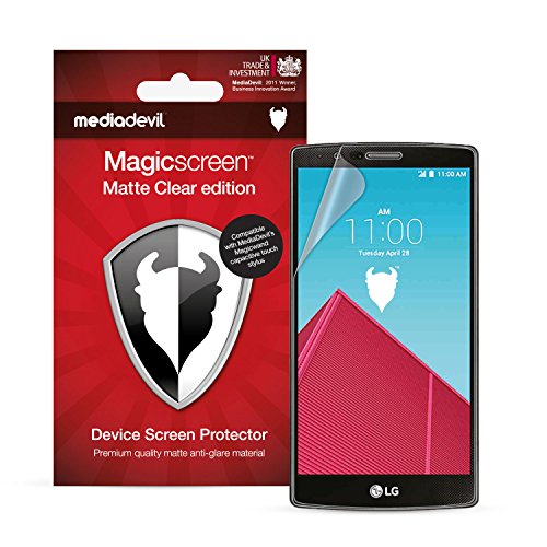 MediaDevil Pellicola Protettiva per LG G4 - Matte Clear (Opaca, Anti-Riflesso) - (2-Pezzi)