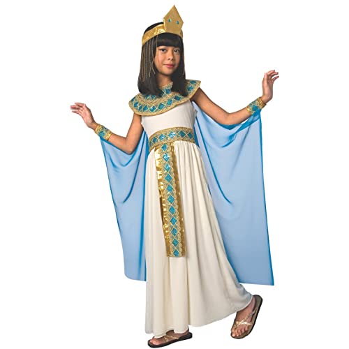 Morph Cleopatra Bambina, Blu Costume Egiziana Bambina, Carnevale Ve...