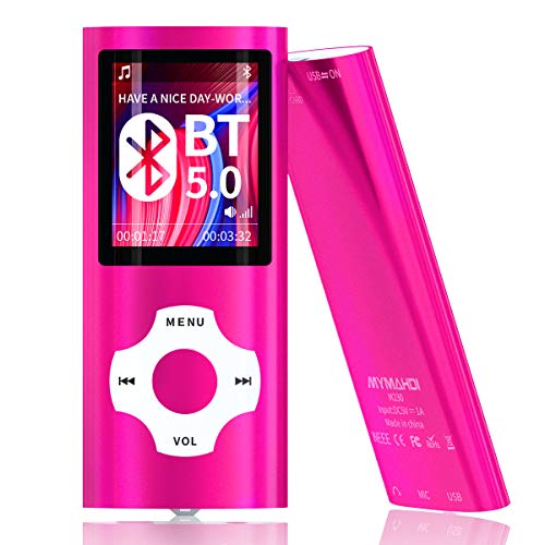 MYMAHDI Lettore MP3 da 64 GB e Bluetooth 5.0, ultra sottile LCD da ...