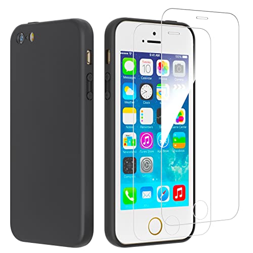NEW C Cover per iPhone 5, iPhone 5S e iPhone Se 2016 in silicone cu...