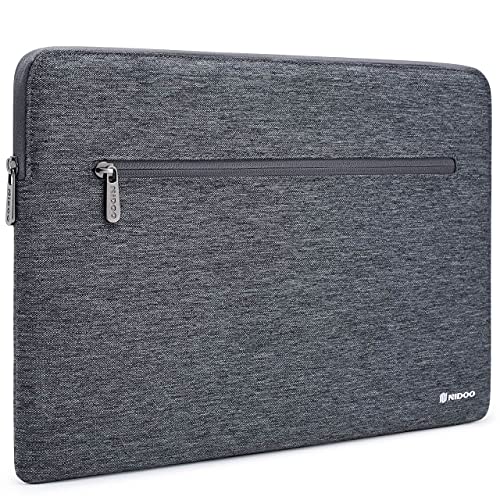 NIDOO 11 Pollici Custodia Sleeve Laptop Borsa Case Notebook PC Protettiva Portatile Custodie Morbide Tablet Impermeabile per 13  MacBook Air Pro Surface Laptop Go 12.9  iPad Pro 13.4  XPS 13, Grigio