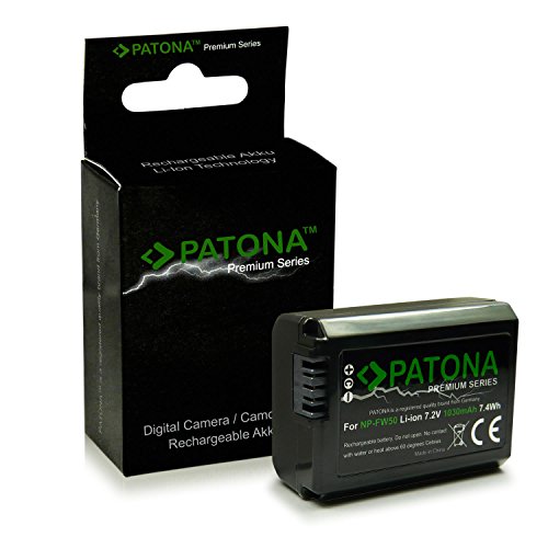 PATONA Premium Batteria NP-FW50 Compatibile con Sony NEX-3 NEX-5 NEX-6 NEX-7 NEX-F3 A33 A55