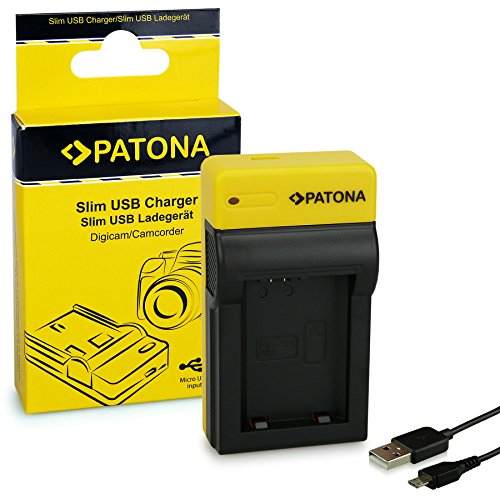 PATONA Slim Caricatore per NP-FW50 Batterie compatibile con Sony Alpha SLT-A55 SLT-A37 NEX-7 NEX-6 NEX-5 NEX-3