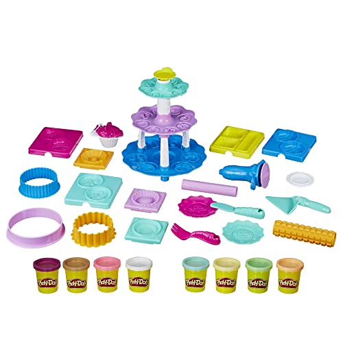 Play-Doh Kitchen Creations Bakery Creations - Set di 8 Colori di Pa...