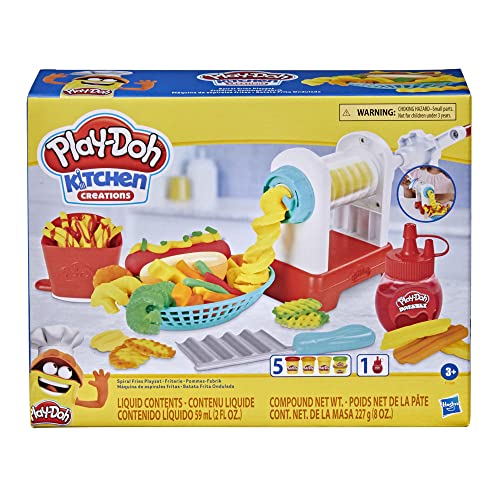 Play-Doh Kitchen Creations - Set di Patatine Fritte a Spirale, per ...