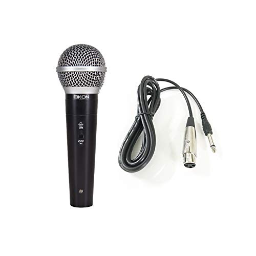 PROEL EIKON DM580LC - Microfono dinamico cardioide switch on off per voce, canto, karaoke