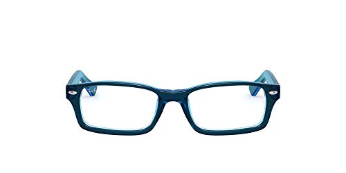 Ray-Ban 0RY 1530 3667 48 Montature, Blu (Top Blue On Blue Fluo), Ba...