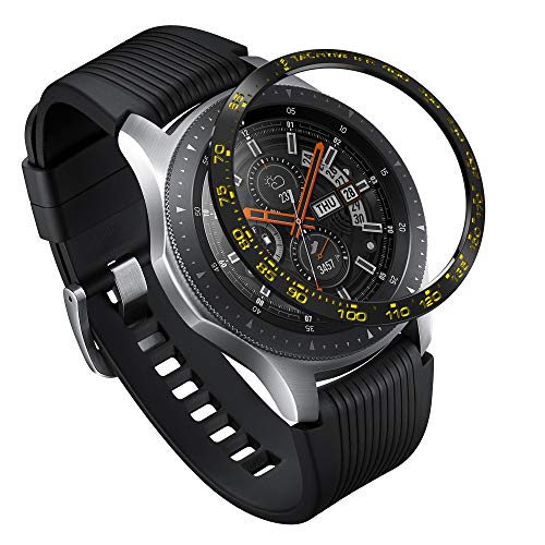 Ringke Bezel Styling Cover Compatibile con Samsung Galaxy Watch 46mm e Samsung Gear S3 Frontier, Custodia Acciaio Inossidabile - 46-04