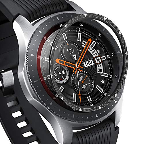 Ringke Inner Bezel Styling Compatibile con Cover Samsung Galaxy Watch 46mm, Galax Watch 46mm, Gear S3 Ghiera Anti Graffio Acciaio Inossidabile Adesiva Accessorio - GW-46-IN-02