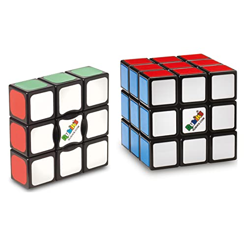 Rubik s The Starter Pack-I puzzle originali 3x3 Cube and Edge Classic Problem-Solving per principianti, Colore, 6063509