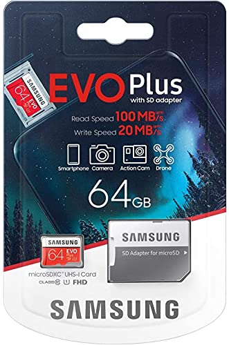 Samsung Evo Plus 2020 Memoria Flash Da 64 Gb Microsdxc Classe 10 Uh...
