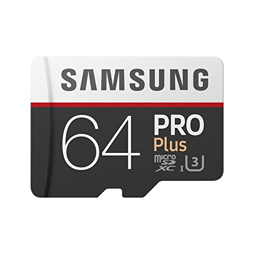 Samsung MB-MD64GA EU PRO Plus Scheda MicroSD da 64 GB, UHS-I, Classe U3, fino a 100 MB s di Lettura e 90 MB s di Scrittura, Adattatore SD Incluso