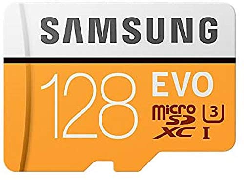 Samsung Memorie MB-MP128GA EVO Scheda MicroSD da 128 GB, UHS-I, Classe U3, Fino a 100 MB s, Adattatore SD Incluso
