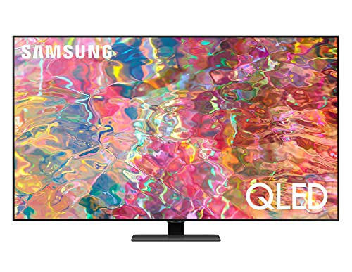 Samsung TV QLED QE50Q80BATXZT, Smart TV 50  Serie Q80B, QLED 4K UHD, Alexa e Google Assistant integrati, Carbon Silver, 2023, DVB-T2
