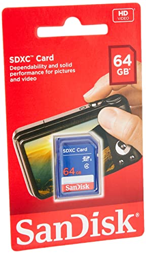 SanDisk Scheda di Memoria SDXC 64 GB Classe 4