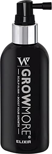 Siero per la crescita dei capelli - Watermans Grow More Elixir for Hair 100ml - stimola la crescita e l ispessimento dei capelli, trattamento topico senza risciacquo (solo cuoio capelluto)