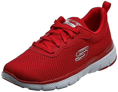 Skechers Scarpe da ginnastica da donna Flex Appeal 3.0, Rosso (Colore: rosso), 39.5 EU
