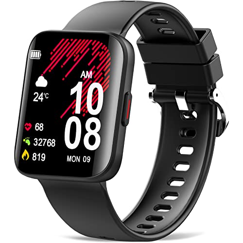 Smartwatch Uomo Donna 2023, 1,69   Schermo Curvo Orologio Fitness Cardiofrequenzimetro da polso, Contapassi Conta Calorie, Orologio Sportivo Cronometri Impermeabile IP68, Smart Watch per Android iOS