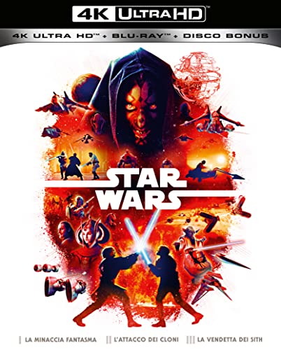 Star Wars - Trilogia Ep.1-3-UHD (Limited Edition) (9 Blu Ray)...