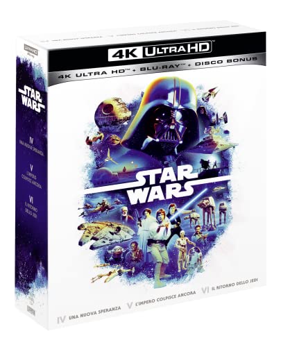 Star Wars - Trilogia Ep.4-6-UHD (Limited Edition) (9 Blu Ray)...