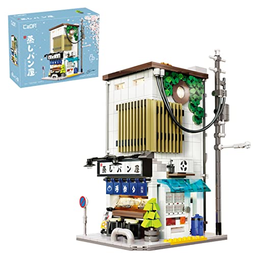 Sunery 1108pezzi Casa Modulari Set di Blocchi di Costruzione,Serie Giapponese di Street View Casa Del Panino Case di Città,Modello Architettura, Casa Compatibile con Lego