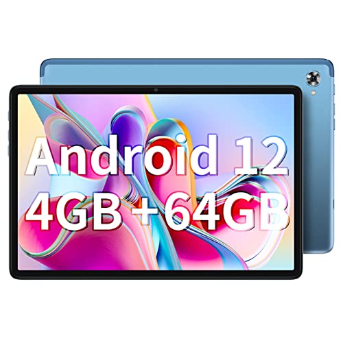 TECLAST Tablet Android 12 P30S 10.1 pollici 4GB RAM+64GB ROM(TF 1TB), MT8183 Octa-core CPU 2.0GHz, 2.4G 5G WiFi, FHD 1280x800, Type-C Bluetooth 5.0 Camera 2+5MP GPS OTG 6000mAh Metallo Mare Blu-2023