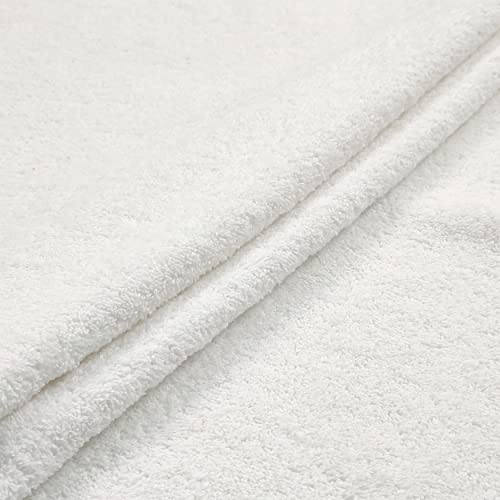 Tessuto di spugna di cotone - venduto al mezzo metro,altezza fissa 150 cm. 1 qtà = 50 cm; 2 qtà = 100 cm Ideale per confezionare Asciugamani, Bavaglini, accappatoi, teli mare