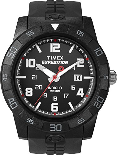 Timex Expedition Rugged Core Orologio da Polso al Quarzo, Analogico, Uomo, Plastica, Nero