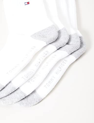 Tommy Hilfiger Iconic Kids  Sports Socks (2 Pack) Calze, Bianco, 39...