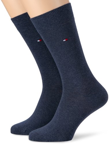 Tommy Hilfiger TH Men Sock Classic 2P Calze, 322 Navy Scuro, 43-46 ...