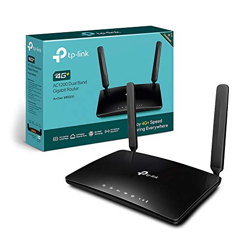 TP-Link Box 4G, Router 4G+ LTE Cat.6 300 Mbps WiFi AC 1200 Mbps, 2 ...