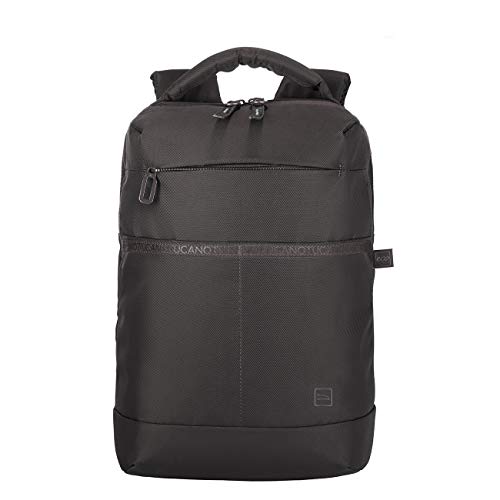 Tucano - Astra Backpack Backpack, Zaino Viaggio Porta Pc Compatibile con MacBook PRO Air 13  e Laptop 13 , in Poliestere Riciclato. Imbottito e Protettivo con Anti Shock System