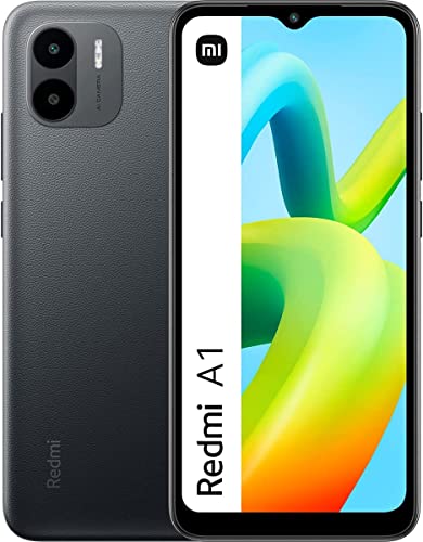 Xiaomi Smartphone Redmi A1, Display Dot Drop Da 6,52 , Batteria Da 5000 Mah, Fotocamera Da 8 Mp, 2+32 Gb, Nero, 25.4 x 5.08 x 6.86 cm; 192 grammi25.4 x 5.08 x 6.86 cm; 192 grammi