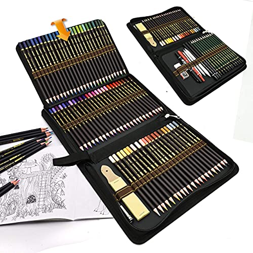 96 Matite Colorate e matite disegno per Disegnare e Libri da Colora...