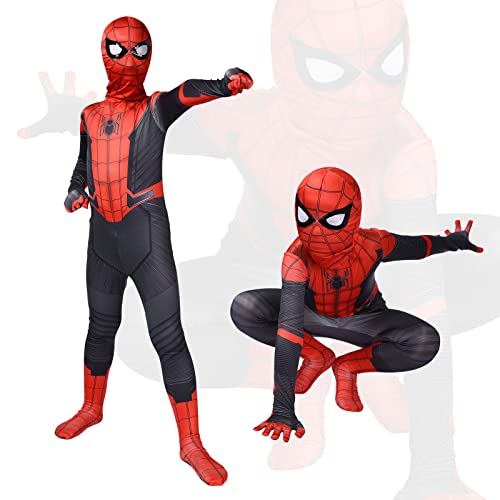 ACWOO Costume Spider per Bambini, Costume da Supereroe Spider Costu...