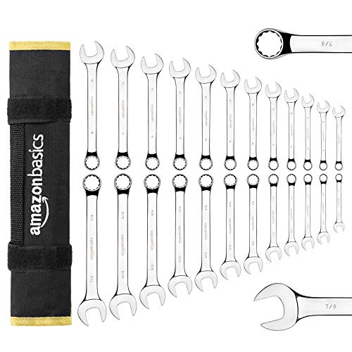 Amazon Basics Set di chiavi combinate, 24 pezzi, confezione da 1...