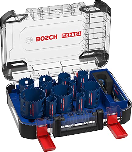 Bosch Professional 14 pz. Set di Seghe a Tazza Expert Tough Materia...