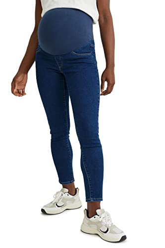 C&A Donna Jeggings Moda Premaman Jeans Blu 48...