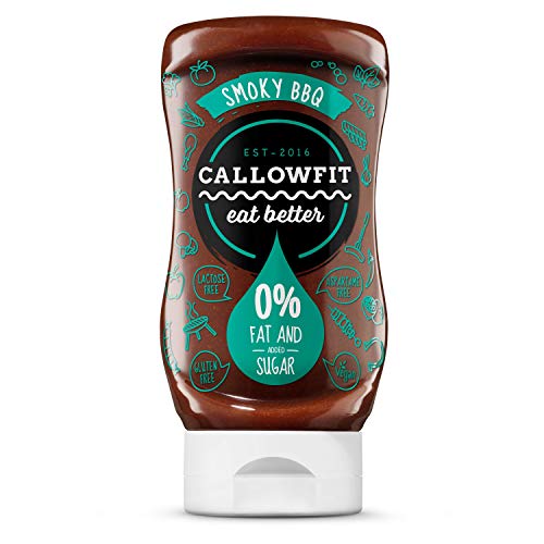 CALLOWFIT Smoky BBQ Salsa low carb, 0% contenuto di grassi e zucche...