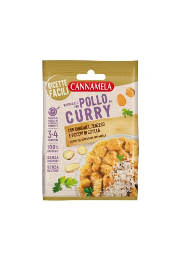 Cannamela, Ricette Facili, Preparato per Pollo al Curry, con Curcum...
