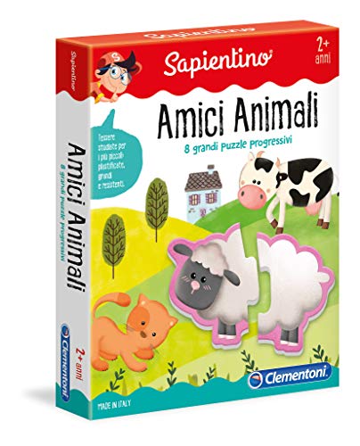 Clementoni - 11965 - Sapientino - Amici Animali - puzzle incastro a...